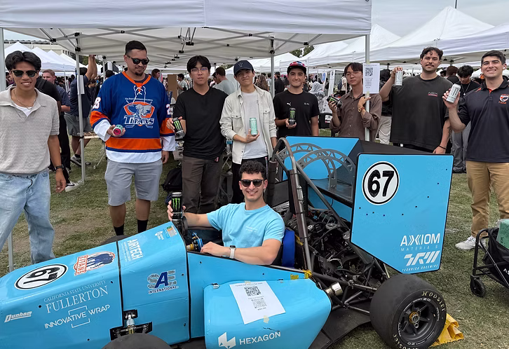 Titan XVIII car at career fair